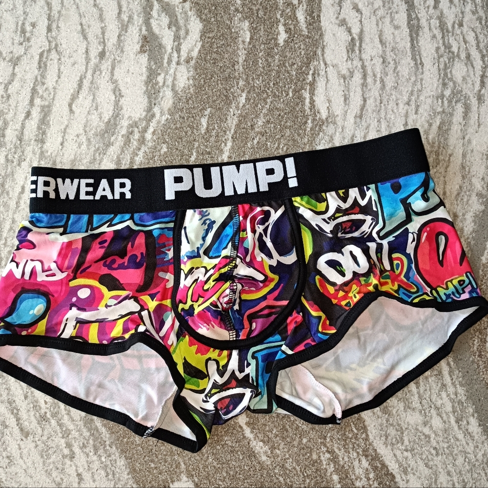 🔥 PUMP!  Men's Boxer Trunk New Size Medium